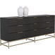 Rebel Gold / Charcoal Grey Dresser, Large